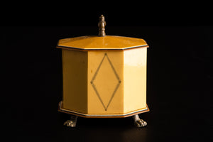 美國中世紀現代 Empire Lucite 古典粉盒