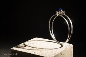 冠型青金石銀手環