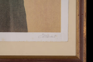 義大利 Giampaolo Talani 石版畫《水手》，版次108/200，2003