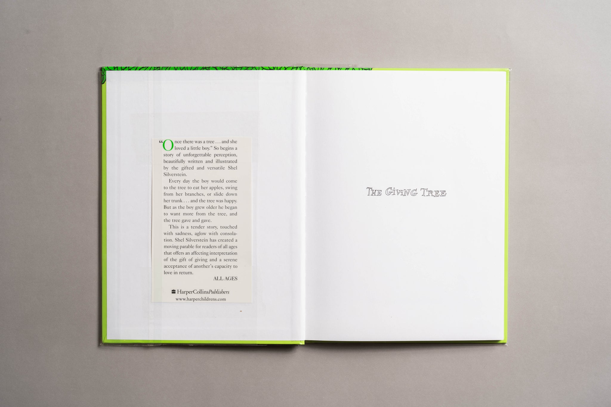 The Giving Tree（中譯：愛心樹）