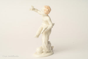 純真年代－白瓷雕塑