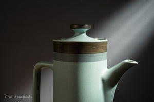 藍色復古咖啡壺