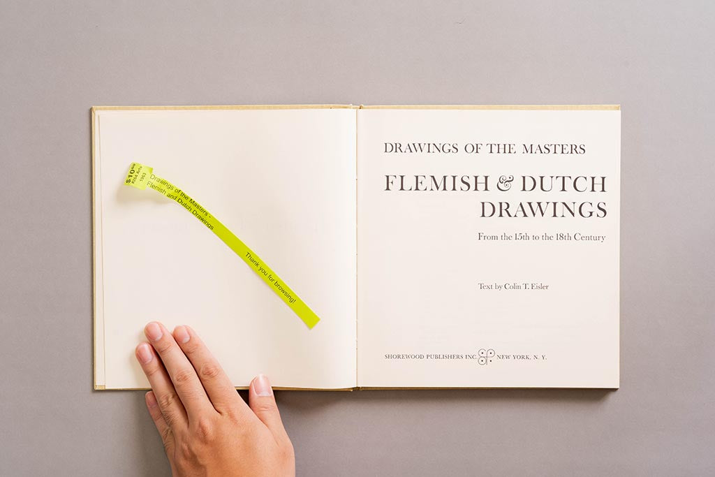 Drawings of the Masters: Flemish & Dutch Drawings from the 15th to the 18th Century（中譯：大師素描：15至18世紀法蘭德斯與荷蘭素描）