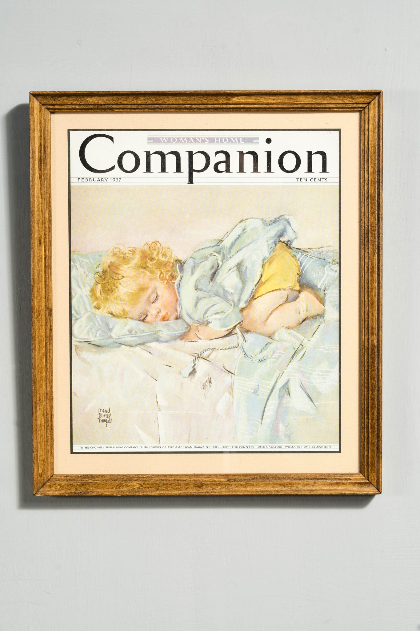 Woman's Home Companion 1937年二月號封面海報，1937