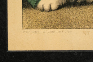 兩隻害怕的小貓，Currier & Ives，1863