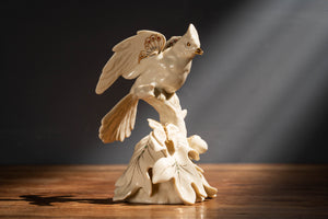 美國藍納克斯 Lenox 白瓷描金鸚鵡