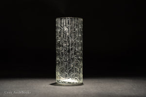 義大利穆拉諾仿樹紋手製琉璃杯 B