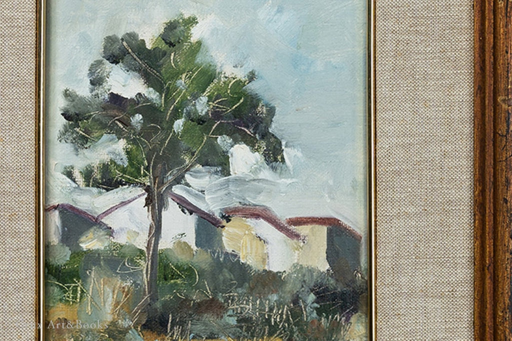 義大利十九世紀初古風景油畫，1920