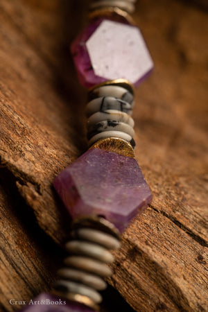 古典紫色水晶項鍊