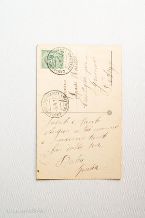 百年珍藏義大利手工上色老明信片